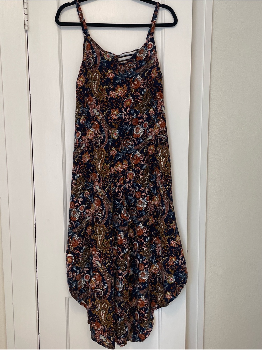 Women’s Navy Floral Paisley jumpsuit